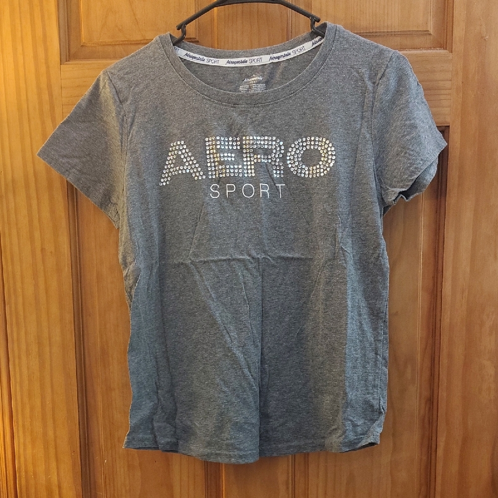 Aeropostale Gray Short Sleeve Tee